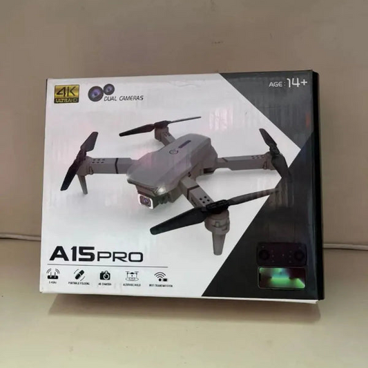 DRONE A15 PRO — Doble Cámara 4K Ultra HD